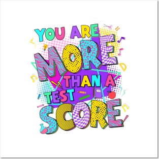 You're More Than a Test Score, You Got This Test Day, Funny Test Day Exam, Rock The Test Posters and Art